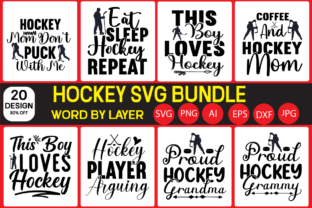Hockey SVG Bundle