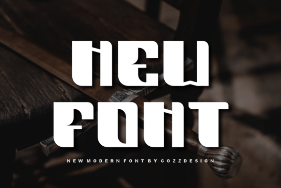 King Sword Font PNG with transparent background - Preview 2