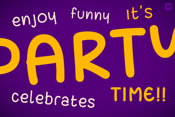 Montie's Font PNG with transparent background - Preview 3