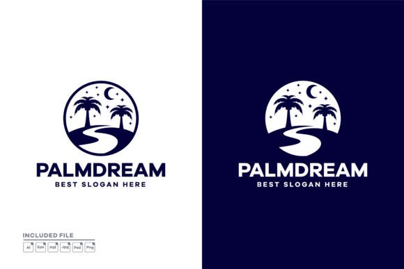 Palm Island Logo Design