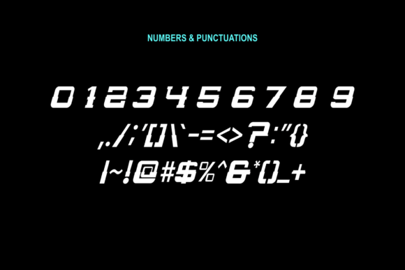 Proxyenergy Font font preview - 3