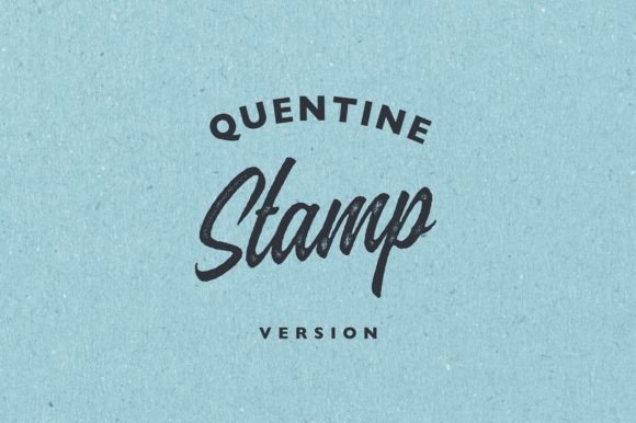 Quentine Script Font PNG with transparent background - Preview 4