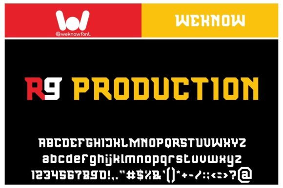 Republic Nine Font PNG with transparent background - Preview 1