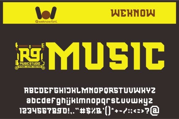 Republic Nine Font PNG with transparent background - Preview 4