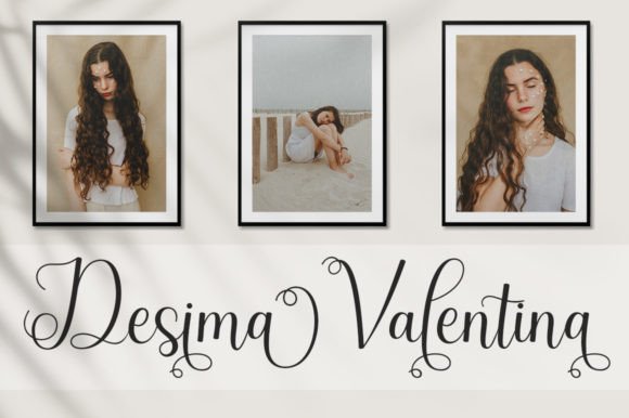 Rosalen Font PNG with transparent background - Preview 4