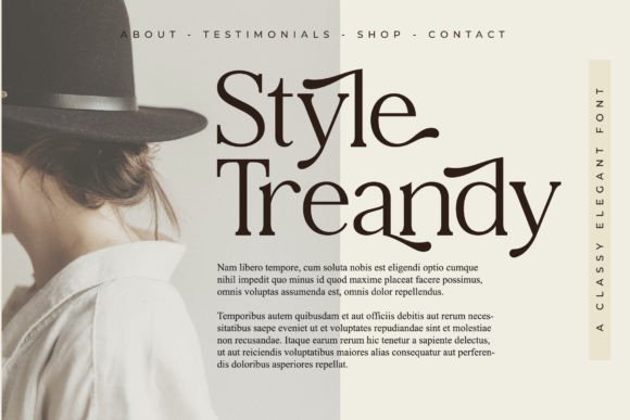 Samudera Font PNG with transparent background - Preview 5