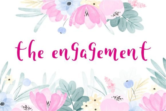 Selina Font PNG with transparent background - Preview 2