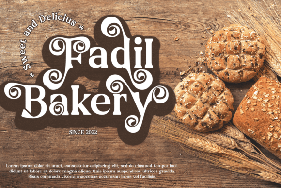 Silk Display Font PNG with transparent background - Preview 5