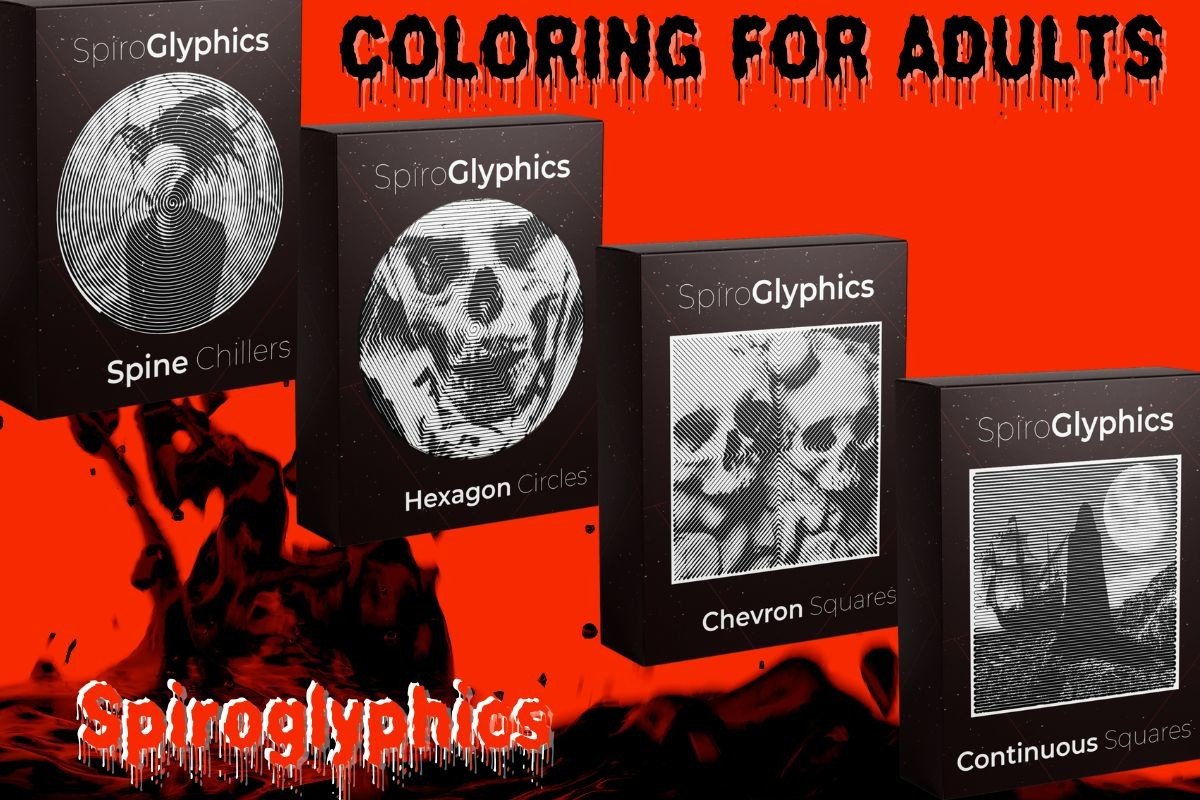 Spine Chillers Spiroglyphics Coloring