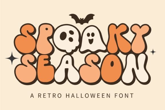 Preview specimen of Spooky Season display font