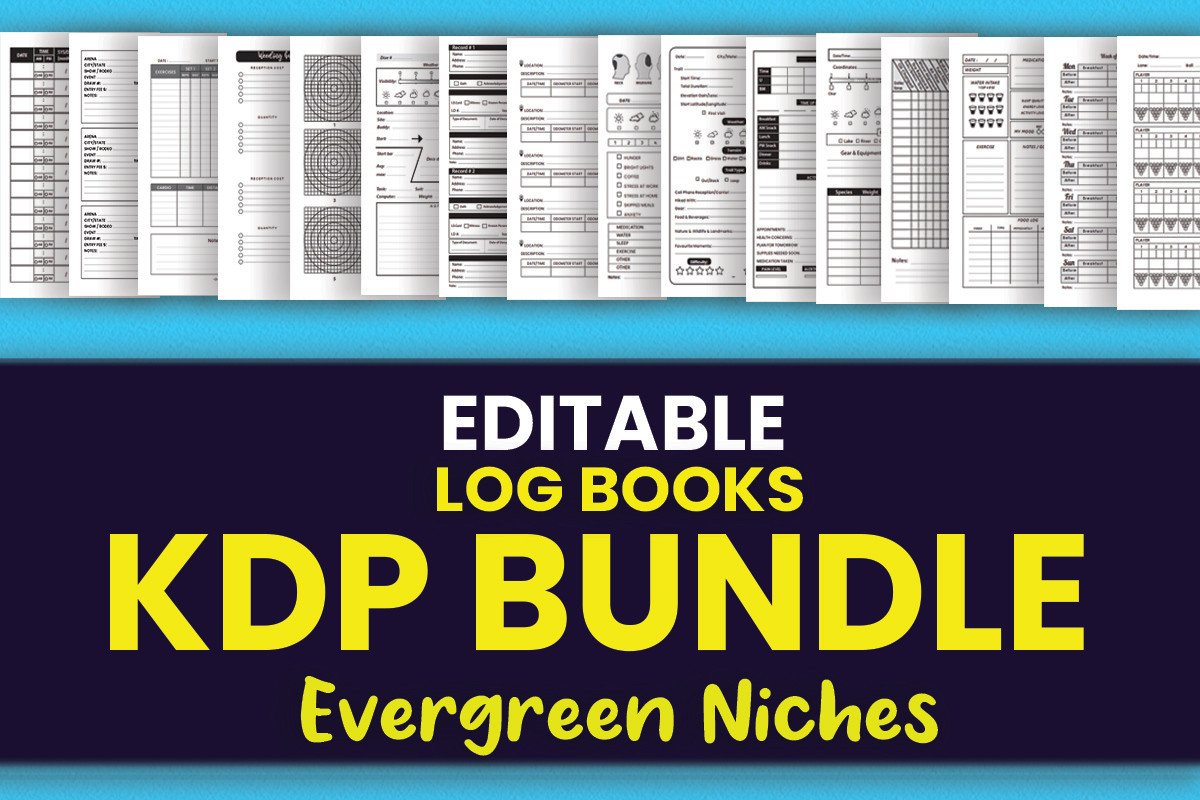 Best Selling Logbook KDP Interior Bundle Graphic by AntarArt · Creative ...