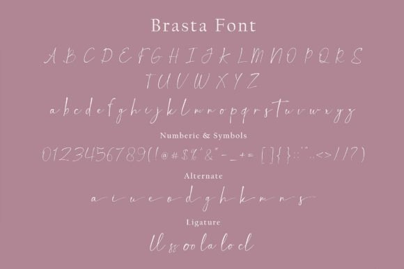Brasta Font - Preview 5