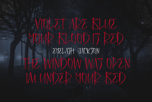 Dark Triad Font - Preview 2
