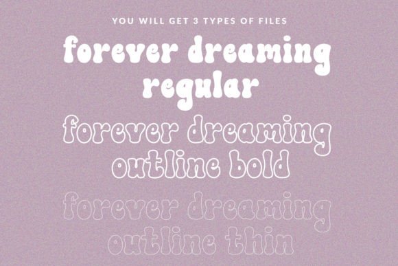 Forever Dreaming Font - Preview 1