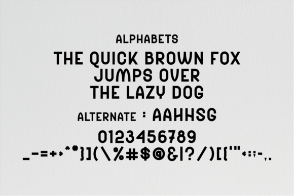 Genathic Font - Preview 1