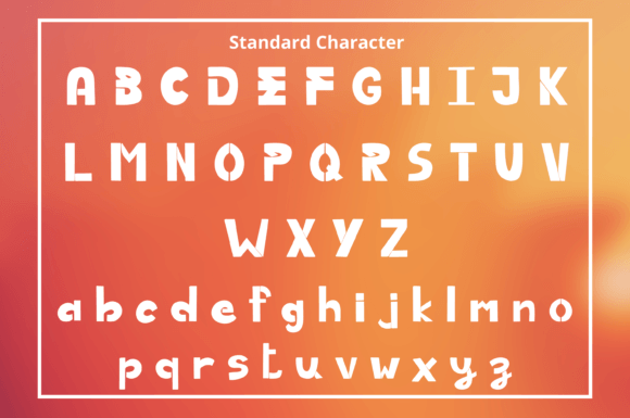 Infinite Sunset Font PNG with transparent background - Preview 3