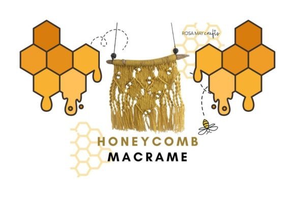 Macrame Bee Honeycomb PDF Pattern