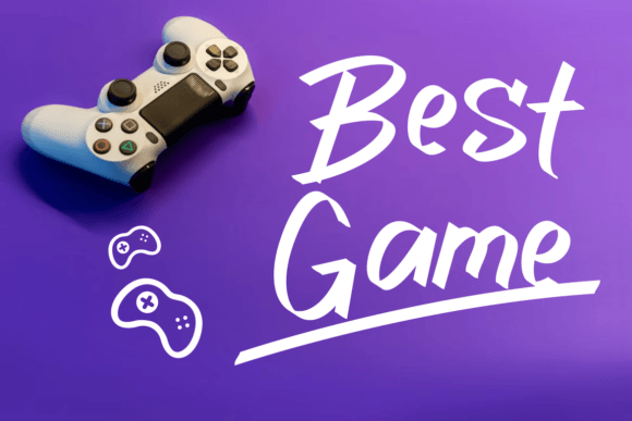 Playongame Font PNG with transparent background - Preview 1