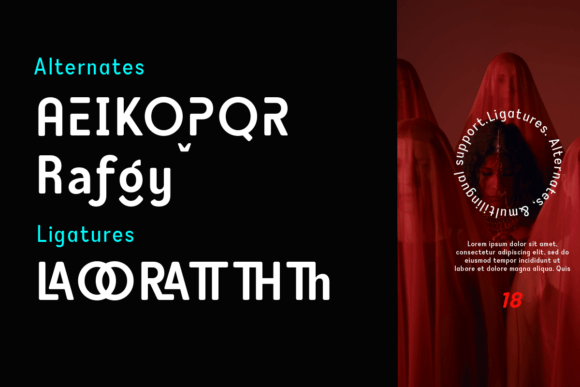 Pro Sotan Font PNG with transparent background - Preview 6