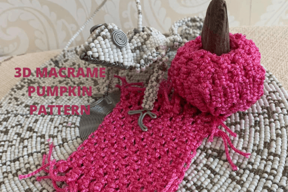 Pumpkin Fall Centrepiece Macrame PDF