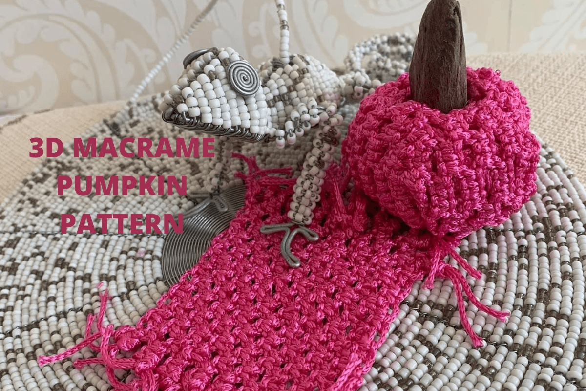 Pumpkin Fall Centrepiece Macrame PDF