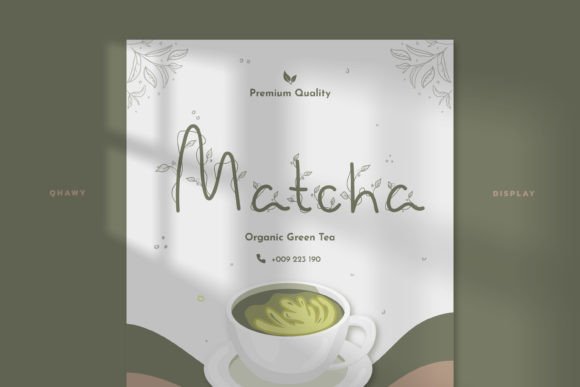 Qhawy Font PNG with transparent background - Preview 1