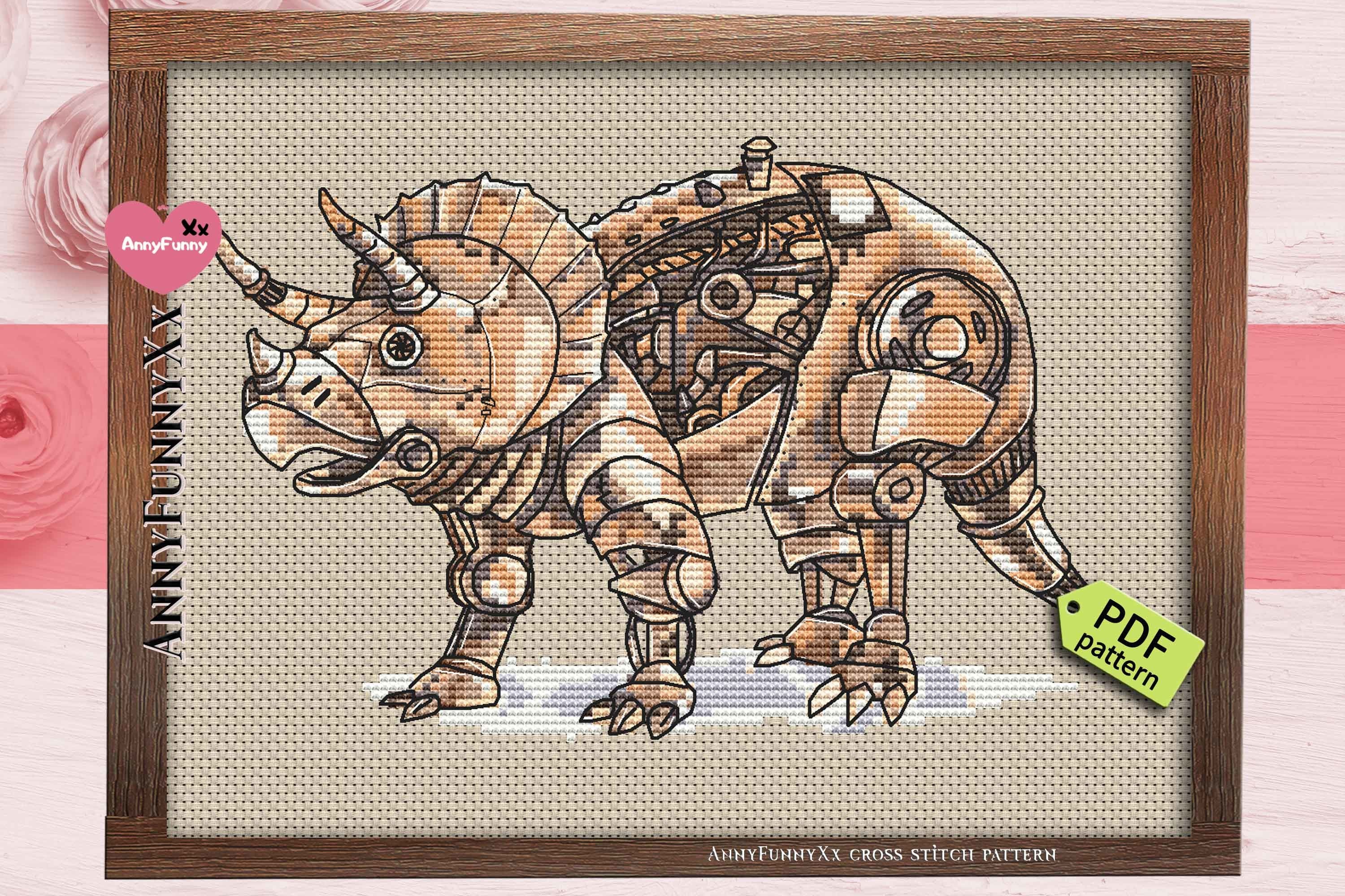 STEAMPUNK Triceratops Dinosaur