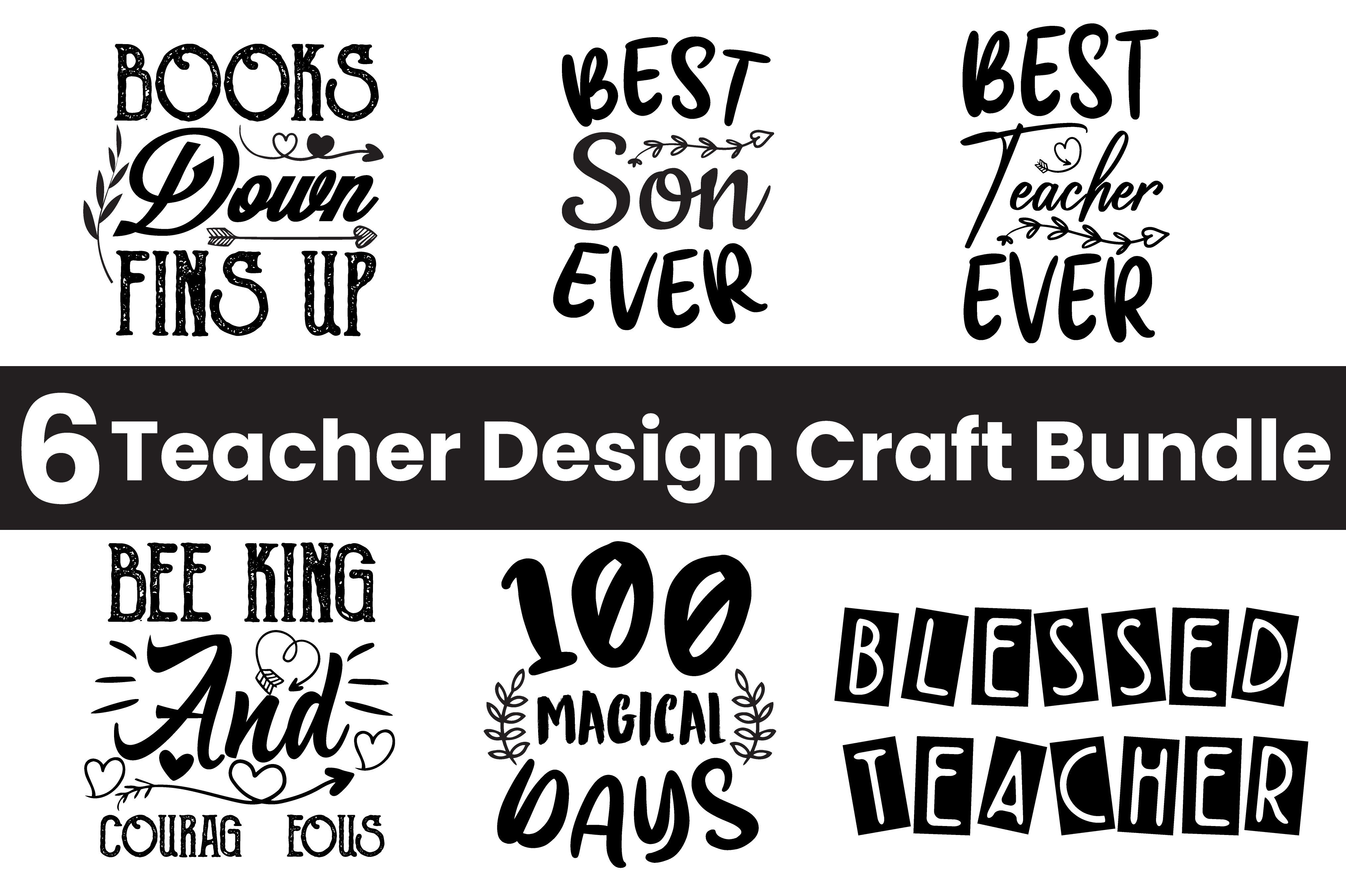 Teacher SVG Craft Bundle Vol - 7 Graphic by skprintingpress · Creative ...