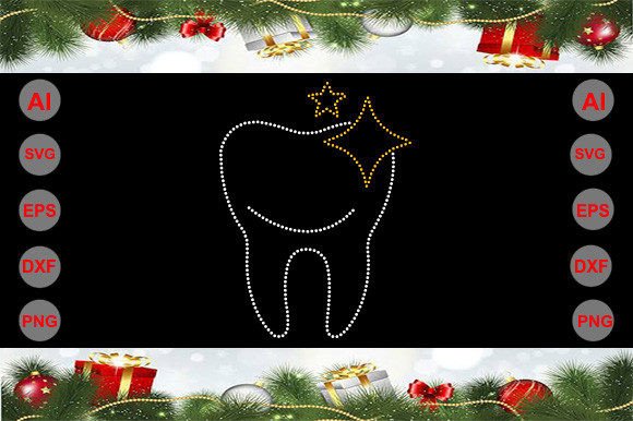 Teeth Rhinestone Templates.