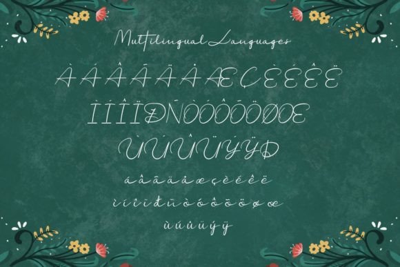 Beautiful Plants Font - Preview 2