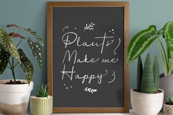 Beautiful Plants Font - Preview 4