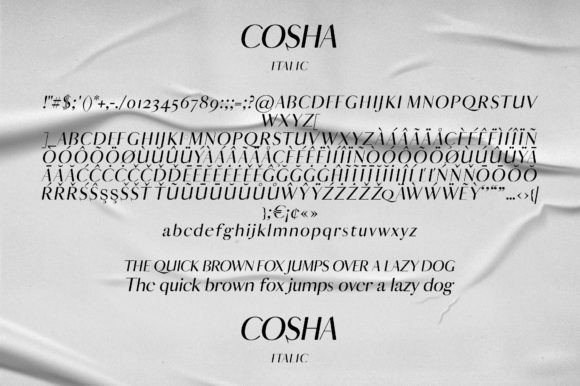 Cosha Font PNG with transparent background - Preview 6