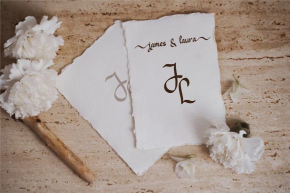 Calligraphia Font PNG with transparent background - Preview 5