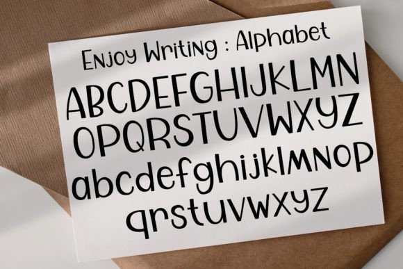Enjoy Writing Font - Preview 2
