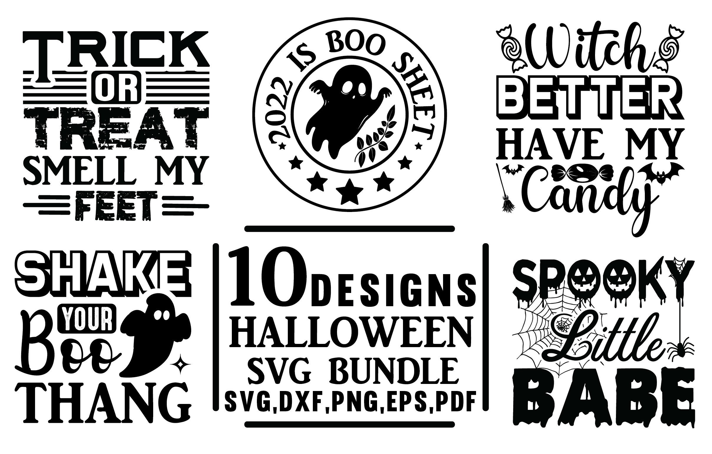 Halloween Svg Bundle Graphic by Svg Design Hub · Creative Fabrica