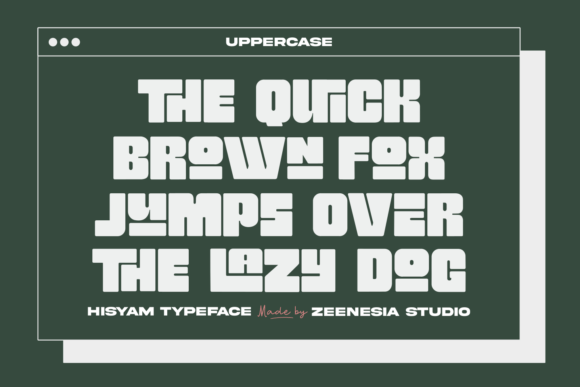 Hisyam Font - Preview 1