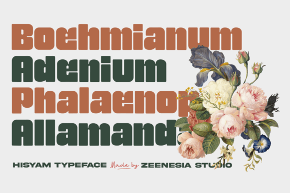 Hisyam Font - Preview 4