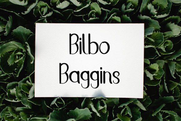 Hobbit Font PNG with transparent background - Preview 2