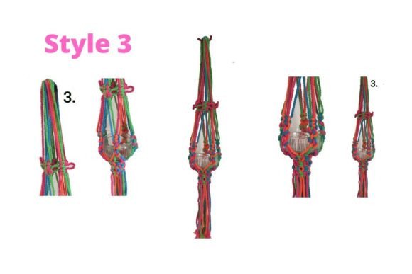 Macrame Air Plant, Lights Holder Pattern