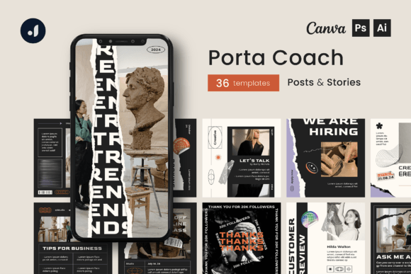 Porta Coach Instagram Template