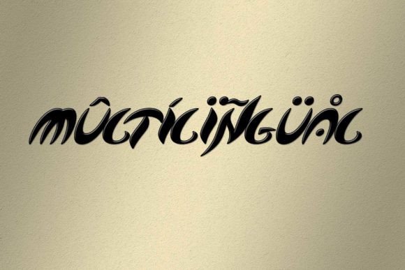 Precursors Font PNG with transparent background - Preview 2