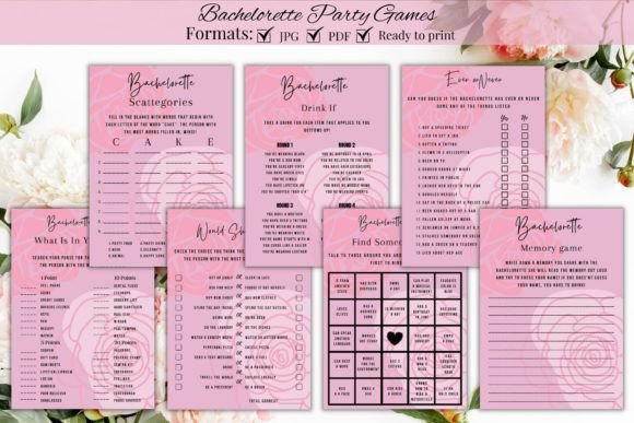 Printable Bachelorette Party Games
