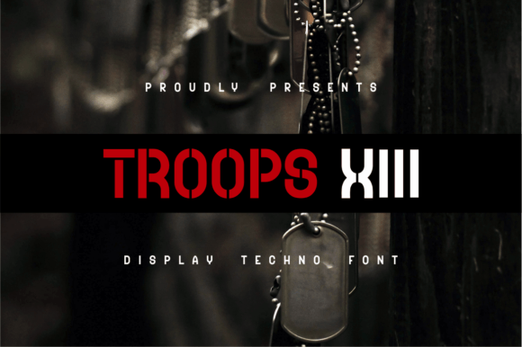 Red Brigade Font PNG with transparent background - Preview 2