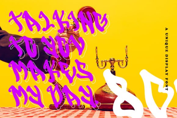 Smooth Dance Font PNG with transparent background - Preview 3