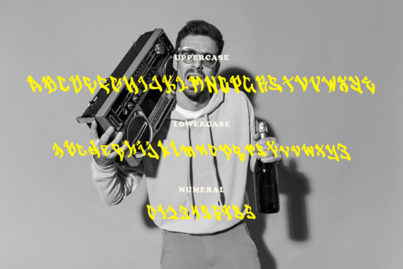 Smooth Dance Font PNG with transparent background - Preview 1
