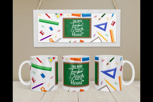 Teacher Sublimation Mug Designs Png Graphics