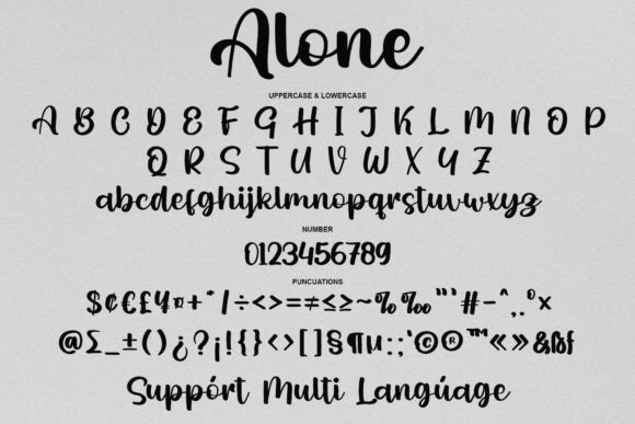 Alone Font - Preview 6