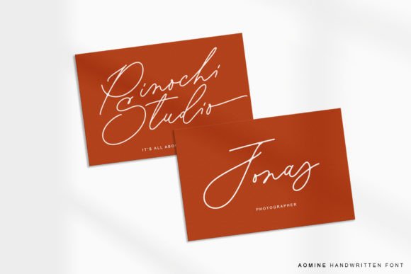 Aomine Font - Preview 1