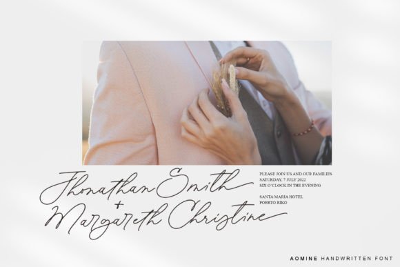 Aomine Font - Preview 3