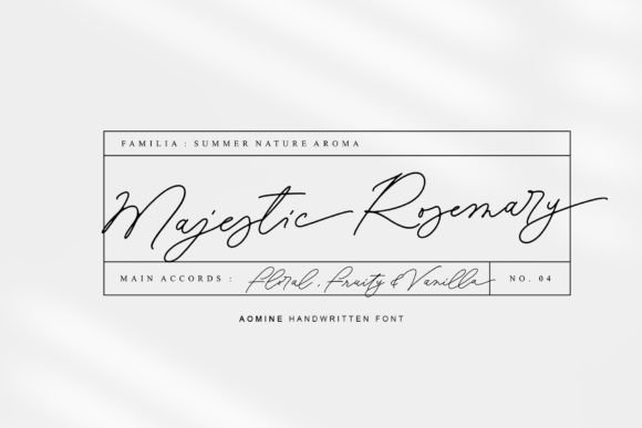 Aomine Font - Preview 4